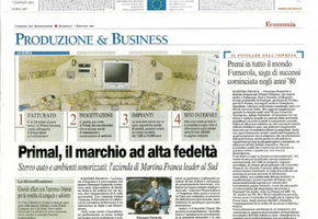 Центральная Итальянская газета  Corriere della Sera (15 апреля 2011года) о Российской компании  NAYADA
