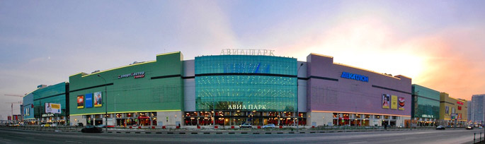 Фото Решения NAYADA оформили крупнейший в Европе торгово-выставочный комплекс Авиапарк
