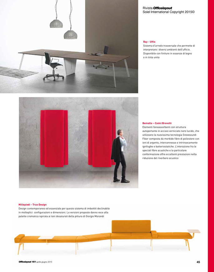 Французский журнал Officelayout подготовил обзор самых интересных новинок биеннале Workplace 3.0 с Миланской выставки