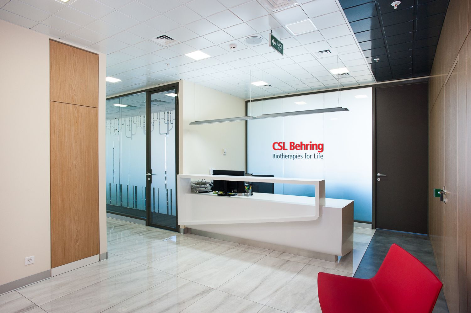 Photo NAYADA for the office of the CSL Behring Pharmaceutical Company
