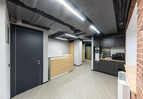 Стойки reception в проекте Проект Nayada по установке офисных перегородок и дверей в Технониколь