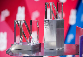 Проекты с участием компании NAYADA - победители Best Office Awards 2015