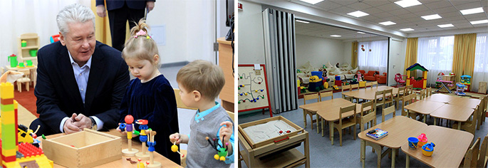 Фото Трансформируемые перегородки NAYADA-SmartWall в детских садах Москвы