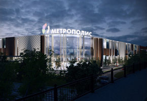 NAYADA установила 11-метровые витрины в ТРЦ «Метрополис»-2