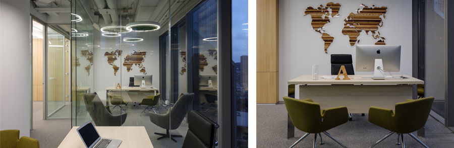 Фото Ультрасовременный офис в эко-стиле: комплексные решения NAYADA для B2Broker