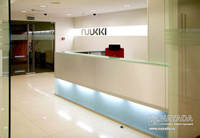 Стойки reception в проекте Ruukki