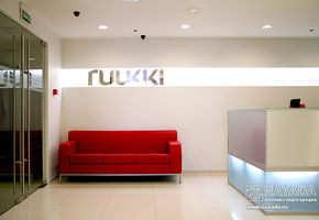 Стойки reception в проекте Ruukki
