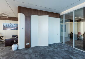 Облицовка панелями NAYADA-Regina в проекте Установка перегородок, дверей, панелей и мебели в Pesco Switzerland AG