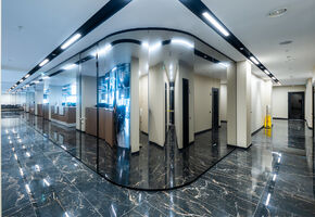 Проект компании Nayada по установке перегородки NAYADA-Twin в офисе «Р-Строй», Москва