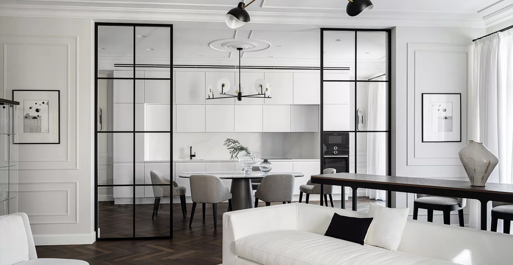 Фото проекта: Проект Nayada по установке перегородок NAYADA-Quadro в элитных квартирах. Изображение № 2