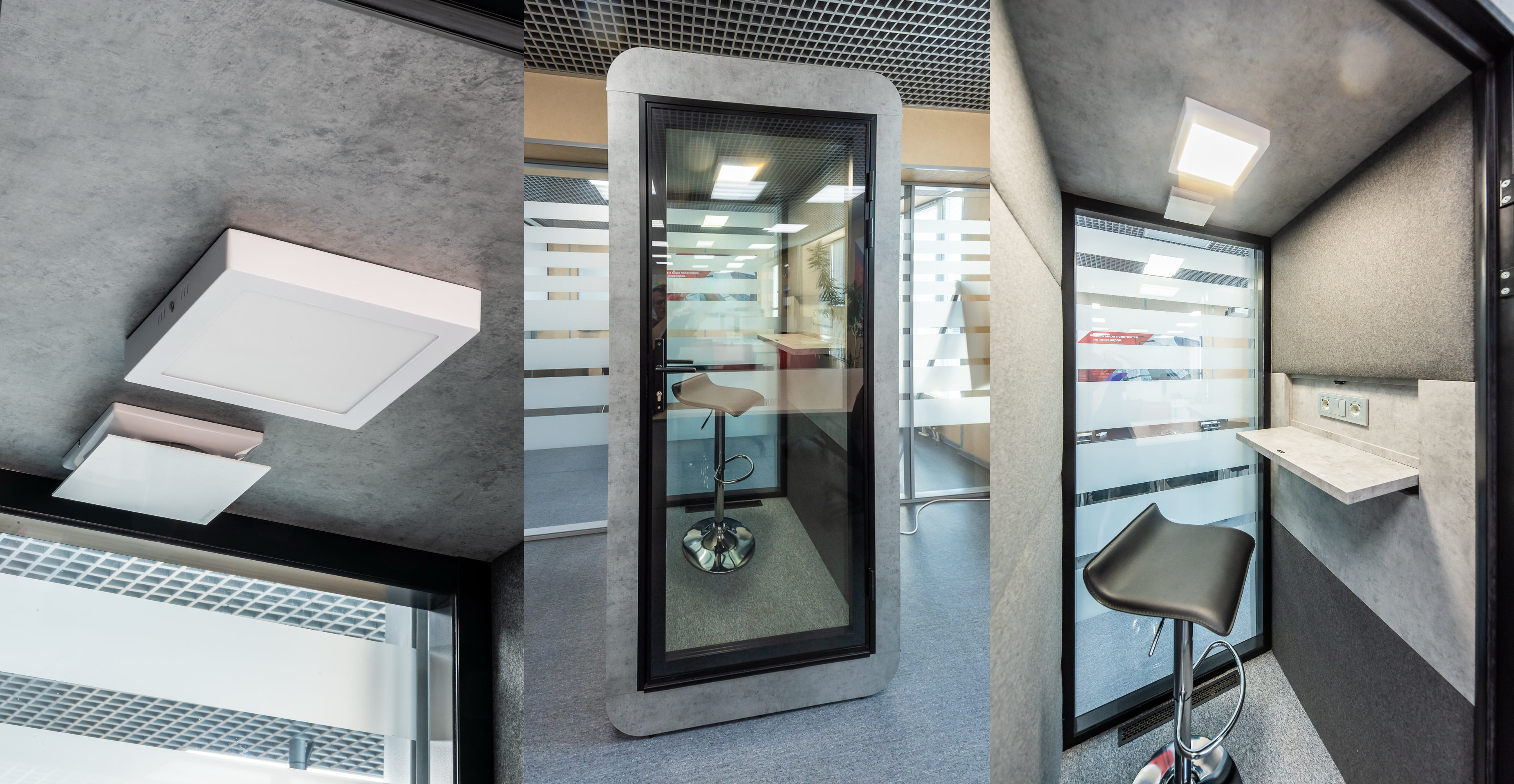 Фото проекта: Nayada установила акустическую переговорную кабину SP2 в офисе ЮЕ-Интернейшнл. Изображение № 2