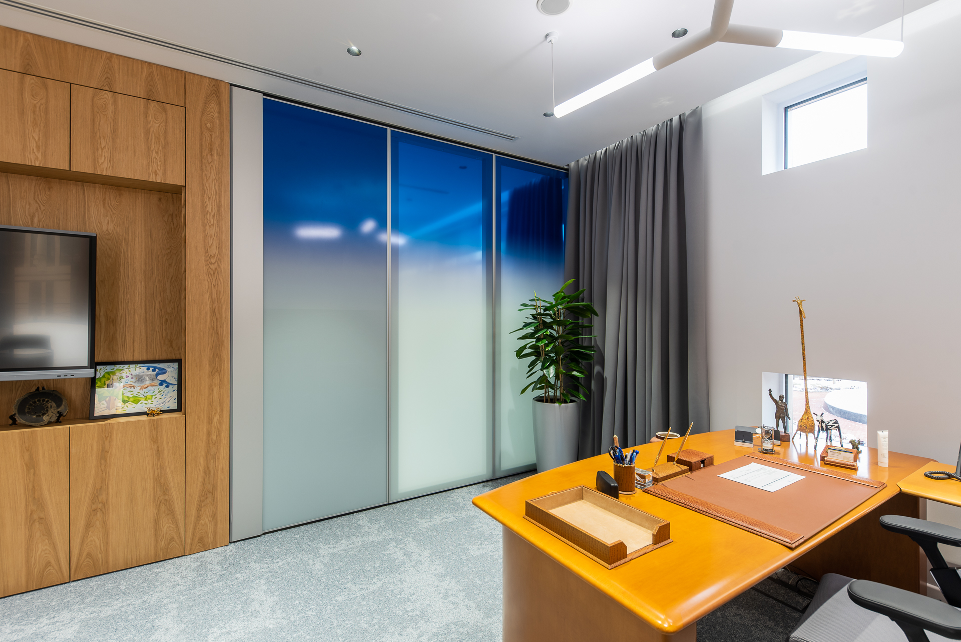 раздвижные стеклянные перегородки NAYADA_SmartWall-WG5